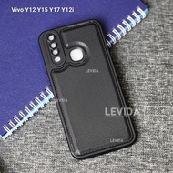 Luxury Case Leather Pro Kamera Black Vivo Y12 Vivo Y12i Vivo Y20