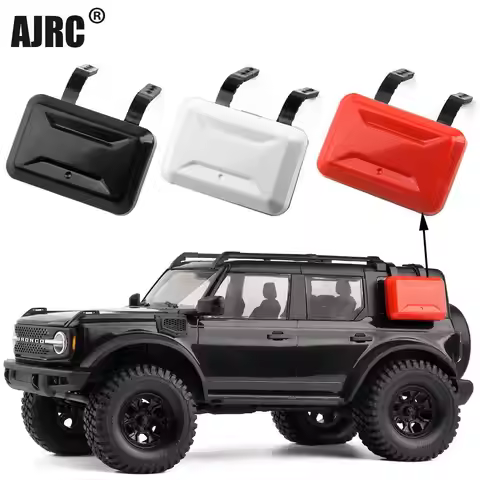 RC Dream 1/18 1/24 1/12 Side Window Backpack and Side Toolbox Box for TRX4M SCX24 Body Upgrade Optio