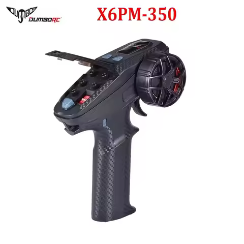 DUMBORC X6PM-350 RC Transmitter and Receiver Kit P6FG/P6DCG/P4FMG 2.4GHZ RC Controller 6CH Gyro Univ