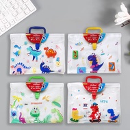 Dinosaur Design Buckle file bag/Document bag with handle