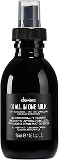 Davines OI All in One Milk | Hair Milk Spray | Powerful Hair Detangler + Heat Protection | Smoothes