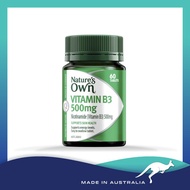 Nature's Own Vitamin B3 500mg Vitamin B 60 Tablets