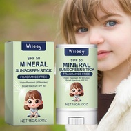 Children's Sunscreen Stick SPF 50 Kids Sunblock Stick Moisturizing Face Stick Non-Sticky Sunscreen B