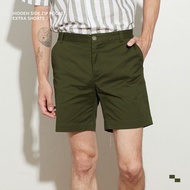 TWENTYSECOND กางเกงขาสั้น ซิปซ่อน รุ่น Mel Chino Shorts - เขียว / Olive