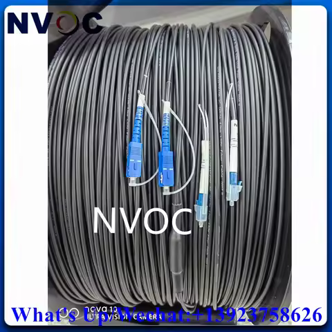 100 150 200 250 300 500M 2Core G657A1 4.0mm TPU SC ST FC LC ODC Portable Field Tactical 2C SM Fiber 