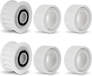 XhWser 4 Guide Wheels and 2 Pulley Gears 3884997-R6 Compatible with M200, M400, M500, DX3, DX4, DX6 