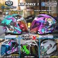 RD AIR FORCE 1 BT Helmet OPEN FACE Style Best-Selling Model