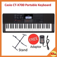[FREE ADAPTOR & STAND] Casio CT-X700 61-Key Portable Keyboard Piano with Free Adaptor and Stand
