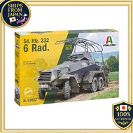 Italeri 1/72 WW2 Germany Sd.Kfz.232 6-Wheel Armored Radio Vehicle Plastic Model IT97032