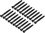 uxcell Furniture Confirmat Screw 7x69mm Hex Socket Wood Screws Powder Coated 20pcs