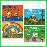 【SG STOCK】Maisy's Quiet book series Children DIY early education Toy Velcro sticker books Box Set CN&amp;EN