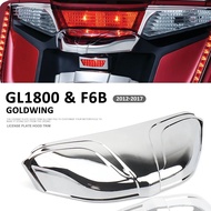 Chrome For Honda GOLD WING Goldwing GL1800 GL 1800 F6B 2012-2017 Motorcycle Accessories Rear License