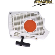 IPRASI6H Pull Starter Replacement, Compact Plastic Recoil Starter Assembly, Durable White Easy to In