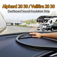 Alphard Vellfire 2008-2023 Anh20 Agh30 Dashboard Sound Insulation Strip Seal rubber