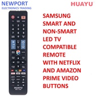 Huayu RM-L1598 Samsung LED Smart TV Compatible Remote Control with Netflix and Amazon Prime Buttons