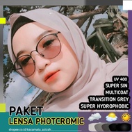 PHOTOCHROMIC GLASSES + LENS" [NORMAL/MINUS/CYL