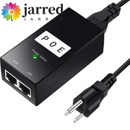 JARRED POE Power Injector, 24V/48V 0.5A 100Mbps POE Power Supply, POE Device Desktop Output 48V 0.5A