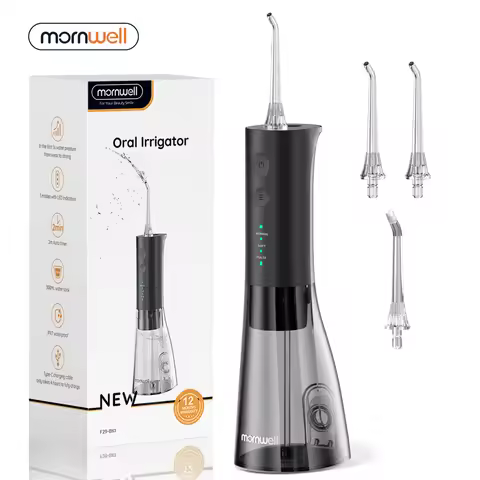 F29 Portable Oral Water Flosser USB Rechargeable Oral Water Jet Waterproof Pick Flosser 300ML Water 