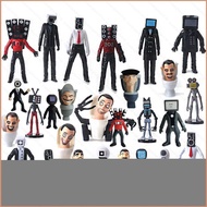 HJ4 27pcs Skibidi Toilet Action Figure Gift For Kids Home Decor Speaker Man Titan TV Man Monitor Man
