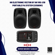 HH ELECTRONIC VECTOR BY HH VRC-210 PORTABLE PA SYSTEM (2X500W)
