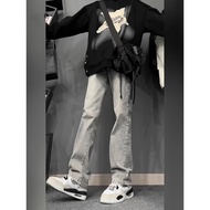 seluar jeans lelaki straight cut straight cut pants Seluar jeans kelabu berasap seluar jeans lelaki 