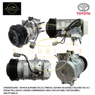 ALPHARD '05 2.4/ PREVIA / ESTIMA '03 ACR30/ VELLFIRE '05 2.4/ IPSUM 7PK ( 10S17C ) COMPRESSOR 447170