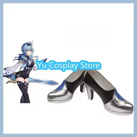 Yu Cosplay Store Genshin Impact Eula Cosplay Shoes Anime Cosplay Shoes Boots Halloween Costumes Prop