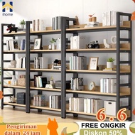 Bookshelf 3-Tier Shelf 4-Tier/ 5-Tier Iron Shelf Warehouse Shelf Multipurpose Shelf Storage Shelf