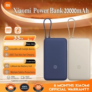 Xiaomi 20000mAh  Power Bank  Pocket Version 33W Two—Way Fast Charge USB-C CCC Powerbank