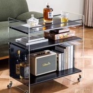 T & Coffee Table Bedside Table Table Side Storage Household Mobile Net Table Trolley Medieval ins Li