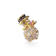 OZEL Brooch Swarovski Snowman BabyBrooch G48060*New Size  ( w x h )  :   18 mm  x  26 mm  - { 5 g }