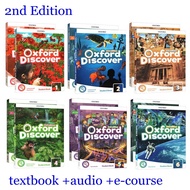 [12 Books Collection ] 2nd Edition Oxford ค้นพบหนังสือนักเรียน + สมุดงาน + Audio ฟรีระดับ1ระดับ6