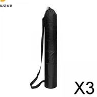 Dynwave 3xYoga Mat Bag 210D Polyester Sports Gym Bag with Strap Photography Tripod Bag