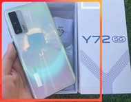 วีโว่ โทรศัพท์มือถือVIVO Y72 (5G) 6+128 GB 5G  ⚙ระบบปฎิบัติการ Android 10.0 - Core 10  - แรม 8 GB  - รอม 256 GB - หน้าจอขนาด 6.5 นิ้ว  Full HD - กล้องหน้า หยดน้ำ 8 ล้าน