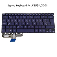 US English Latin Czech Keyboard for ASUS Zenbook UX301 UX301L UX301LA, CZ LA Notebook Keyboards Back