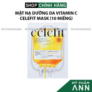Mặt Nạ Hàn Quốc Celefit Essential Mask Giúp Cấp Ẩm & Phục Hồi Da 23g Hộp 10 Miếng - Mặt Nạ Dưỡng Da