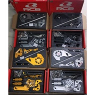 RCB S2 Single Footrest Set for R25 V2 / R3 / MT25 / R15 V3 / Y16ZR / Y15ZR / RSX150 / RS150