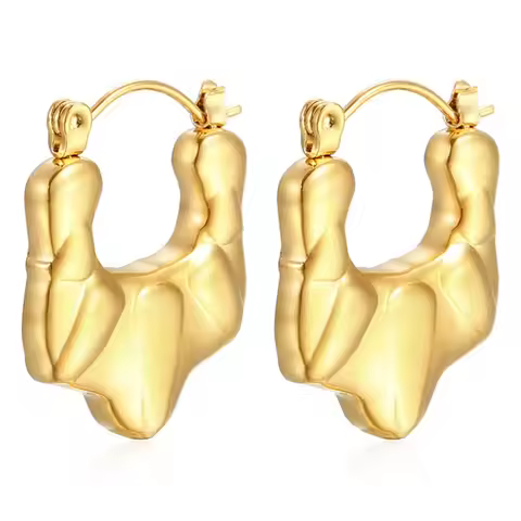 316L Stainless Steel Earrings 316L Stainless Steel Hollow Star Heart Earrings for Women Special Nich