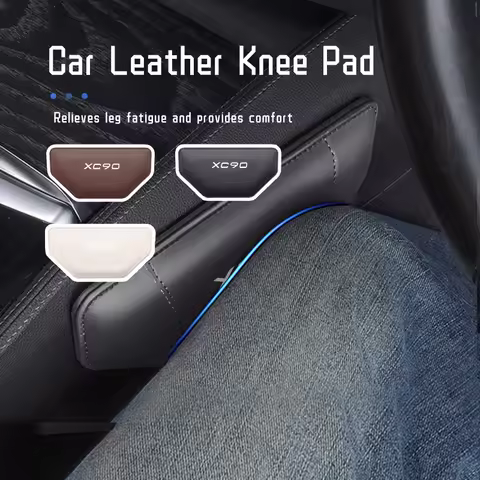 Car Armrest Elbow Pad Leather Auto Door Leg Knee Cushions For Volvo AWD V90 XC40 XC60 XC70 XC90 XC40