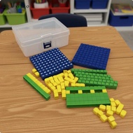 [Devoko] Base Ten Block Set, Educational Place Value Blocks, Place Pluggable 62-pc