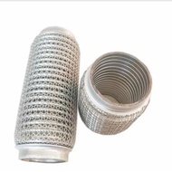 Universal Car 4x4 Lorry Van Bus Truck Exhaust Interlock Flexible Pipe Nenas Ekzos Paip Muffler Keret