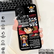 OPPO A78 4G Softcase - Case OPPO A78 4G (ONE PIECE) Silicone OPPO A78 4Ghp - Casing OPPO A78 4Ghp - 
