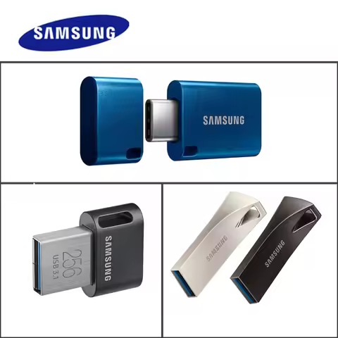 SAMSUNG Original USB3.1 Flash Drive FIT Plus 128G 256G 512GB 400MB/s High Speed Mini Pen Drive 64G R