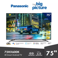 FREE SHIPPING Panasonic 4K Smart Android TV 75 Inch UHD Television can YouTube Netflix Televisyen Free TV Bracket Hdmi 电视机 TH-75HX600K
