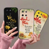 Realme 11 4G / 5G / Realme 11 Pro / Pro+ 5G case with calligraphy meaning peace of mind, fortune, pa