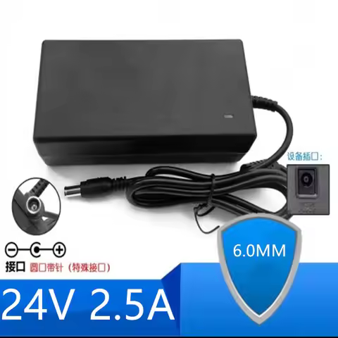 24V 2.5A Adapter For Casio AD-E24250LW PSAA60W-240 AD-A24250LW MZ-X500 MZ-X300 CGP-700 AP-450 AP-460