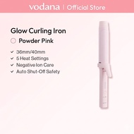 VODANA Glow Curling Iron Powder Pink Hair Curler 36mm/40mm