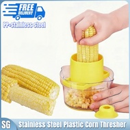 【Fast Delivery】Corn Peeler Stainless Steel Plastic Corn Thresher Cooking Gadgets Home Accessories