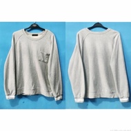 Crewneck Sweater Pocket Casual Second Branded Taco Korea M - L a1