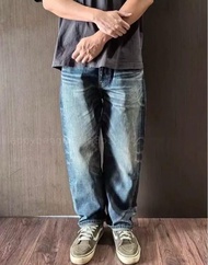 Madness Washed Denim 日系水洗復古微錐直筒牛仔褲